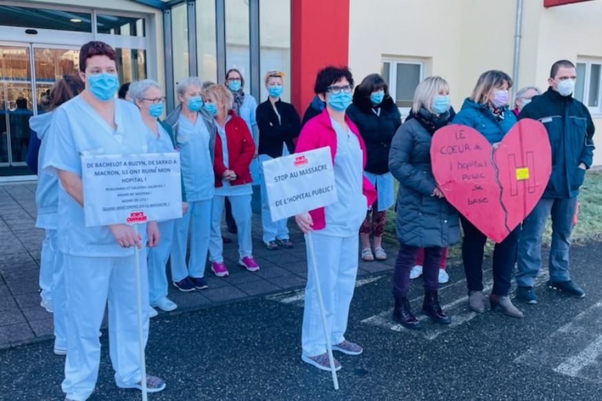 Bitche : les soignants appelés à une minute de silence pour dénoncer la Mort de l’Hôpital Public